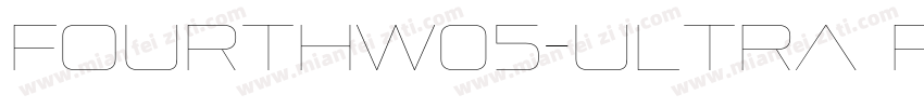 FourthW05-Ultra Regu字体转换